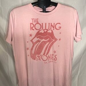 Pink Rolling Stones 🫦 Tee Soft Enough to Steal Your Heart